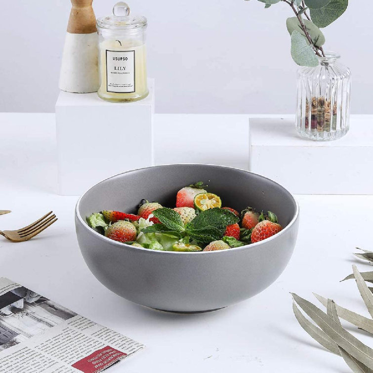 MingshanAncient Porcelain Large Serving Bowls, Large Salad Bowls Set